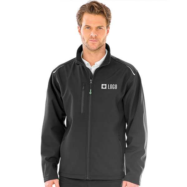 M165 Result Genuine Recycled Three Layer Printable Soft Shell Jacket