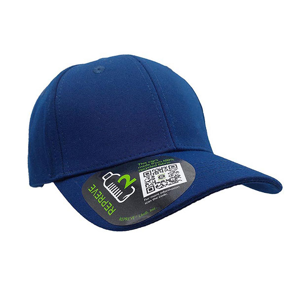 N153 6 Panel Recycled Repreve Baseball Cap