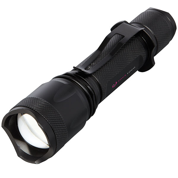 N041 Black Rechargeable Aluminium Torch