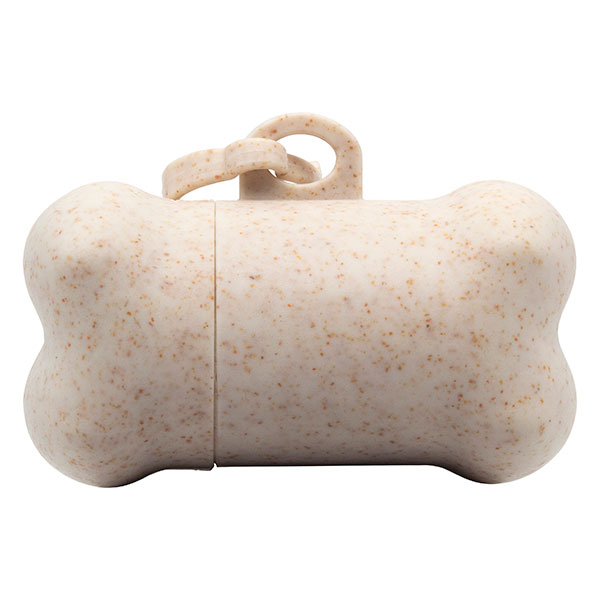 N053 Wheatstraw Dog Poop Bag Dispenser - Spot Colour