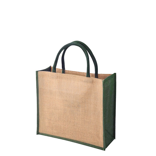 N068 Green & Innocent Tembo CT Jute Bag SH - Spot Colour