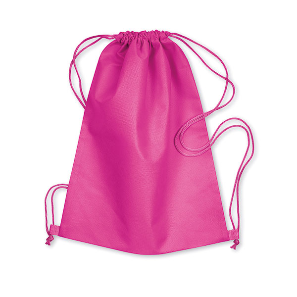 N066 Non-Woven Coloured Drawstring Bag - Spot Colour