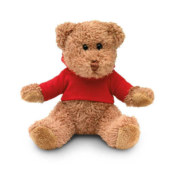 N048 Teddy Plush Wearing a Hooded Sweater