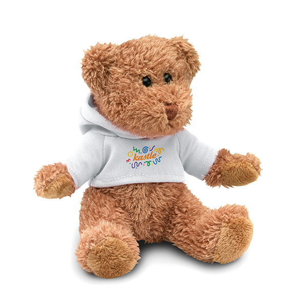 N048 Teddy Plush Wearing a Hooded Sweater