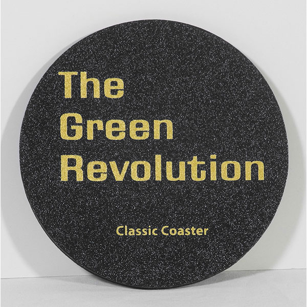 N092 Recycled Leather Coaster