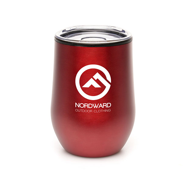 N102 Stainless Steel Travel Mug 350ml - Spot Colour