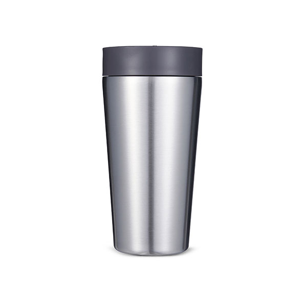 N099 Circular Design 12oz Stainless Steel Travel Mug - Spot Colour