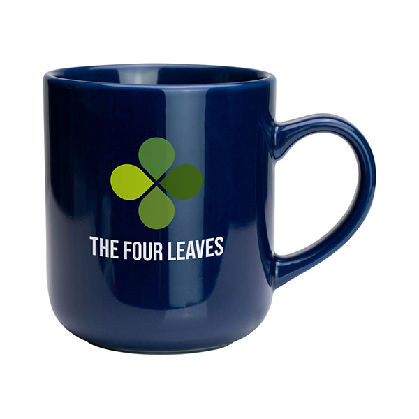 N095 Clover Earthenware Mug - Coloured