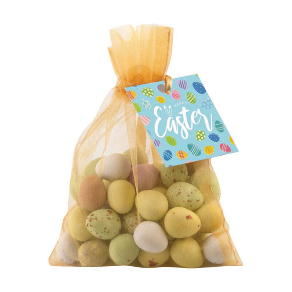 N083 Organza Bag with Mini Eggs - Large