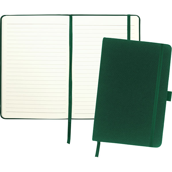 N145 Downswood A5 Cotton Notebook - Spot Colour 