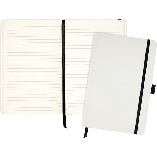 M073 Broadstairs A5 Eco Kraft Notebook - Spot Colour