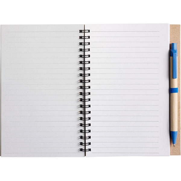 N144 Eco Wirobound Notebook with Pen