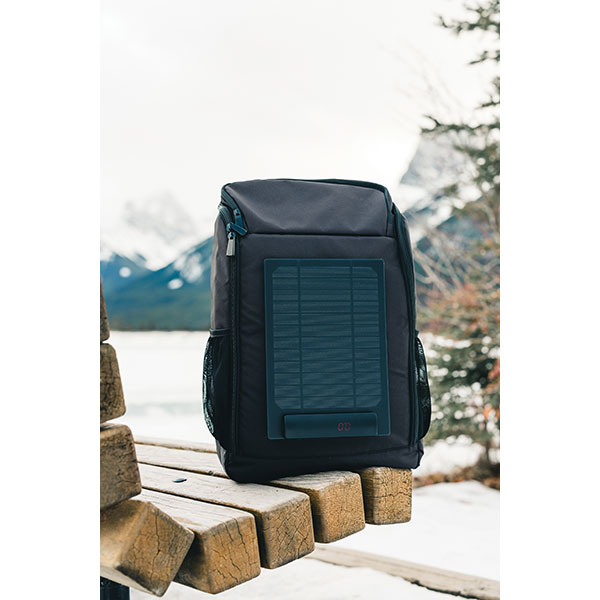 N056 Pedro AWARE rPET Backpack with Solar Panel - Full Colour