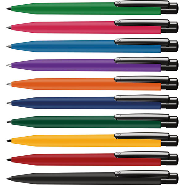 N132 Supersaver Softfeel Ballpen - Spot Colour