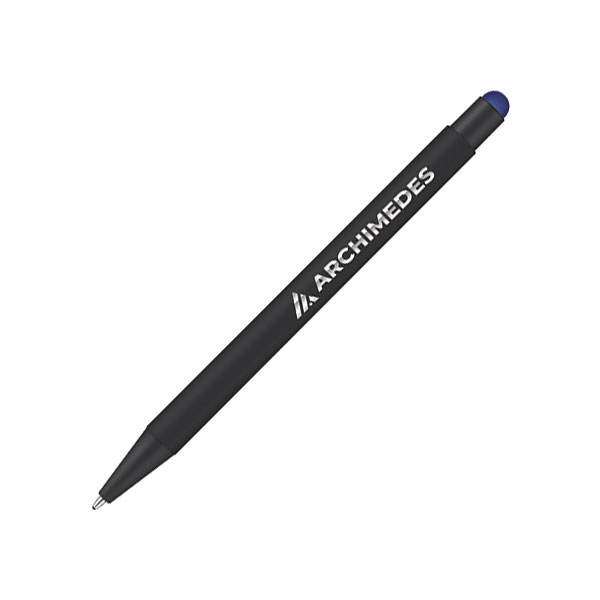 N120 Chili Concept Par-I Noir Soft Feel Stylus Ballpen - Engraved