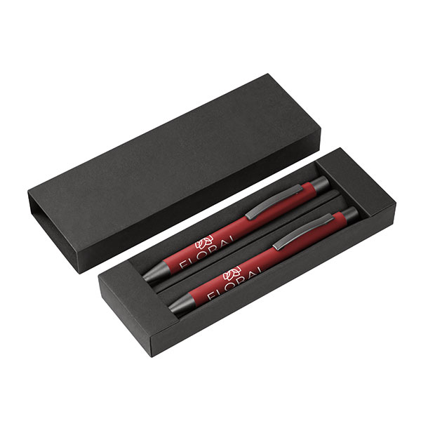 N120 Ergo Soft Feel Ballpen and Mechanical Pencil Set - Spot Colour