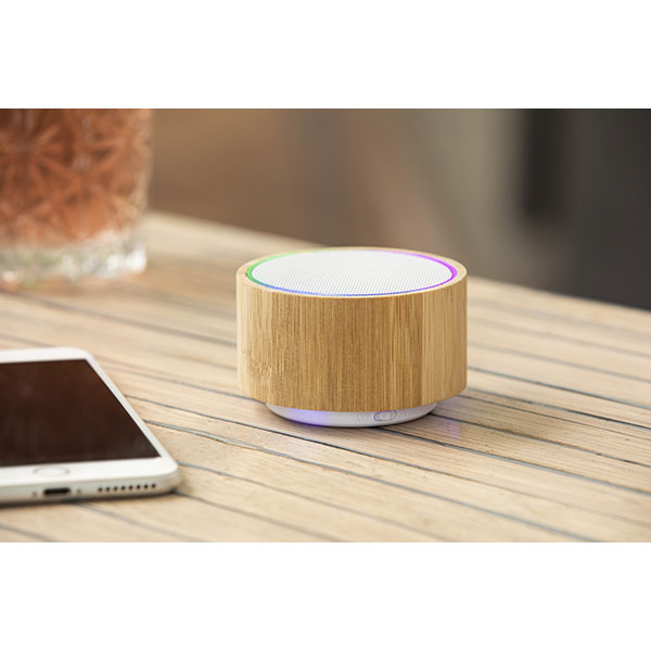 N021 Raven Bamboo Wireless Speaker