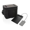 N056 Pedro AWARE rPET Cooler Bag with Solar Panel - Spot Colour