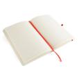 N149 A5 White PU Mole Notebook - Spot Colour