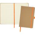 N145 Broadstairs A5 Eco Kraft Notebook - Spot Colour