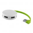 L076 Budget Round 4 Port USB Hub - Full Colour