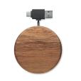 N014 Acacia Wireless Retractable Charger - Spot Colour