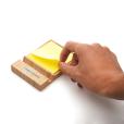 N024 Bamboo Phone Stand with Sticky Note Holder - Full Colour