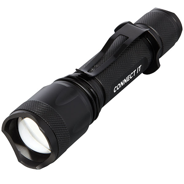 N041 Black Rechargeable Aluminium Torch