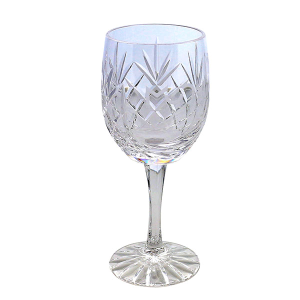 N110 285ml Glencoe Lead Crystal Panel Goblet