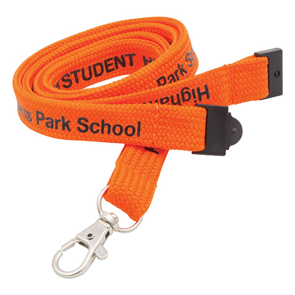 N078 10mm Tubular Polyester Lanyard