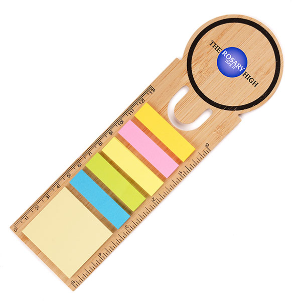 N135 Bamboo Bookmark Ruler - Full Colour