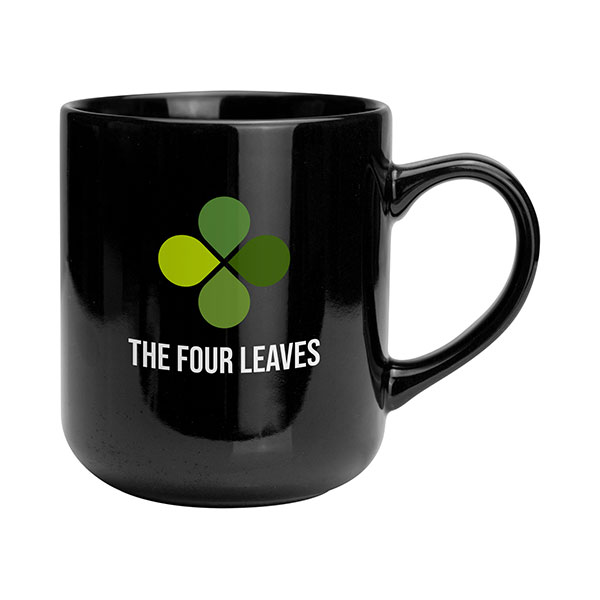 N095 Clover Earthenware Mug - Coloured