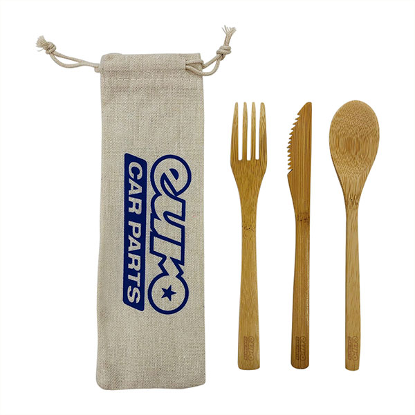 N054 Bamboo Cutlery Set 