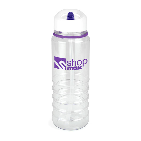 N108 Aqueous Clear Drinks Bottle 750ml - Spot Colour