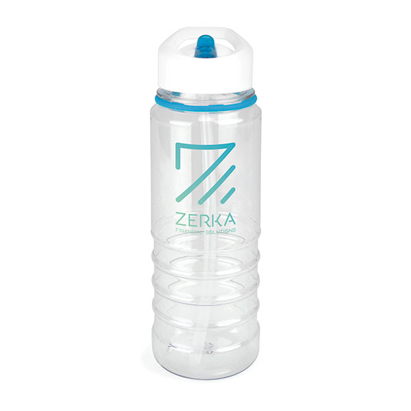 N108 Aqueous Clear Drinks Bottle 750ml - Full Colour