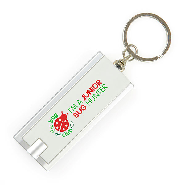 N041 Dhaka 1 LED Torch Key Ring - Full Colour