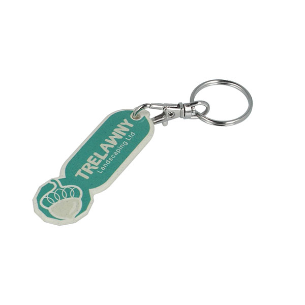 N035 rHIPS.b Trolley Stick Oblong Key Ring