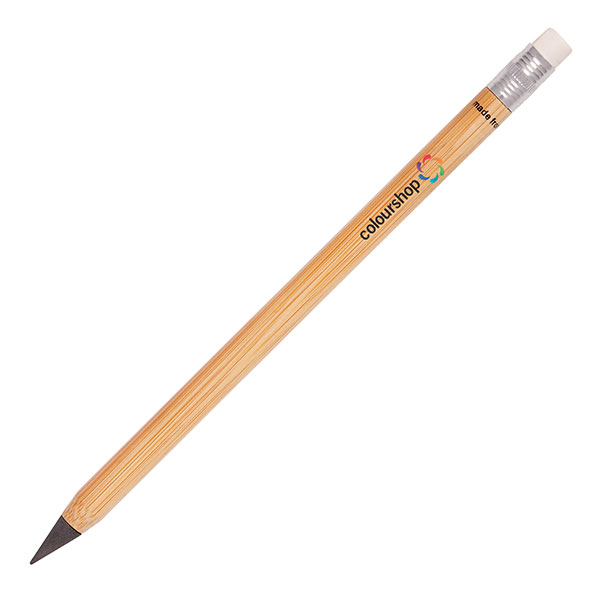 N134 Eternity Bamboo Pencil With Eraser -Full Colour