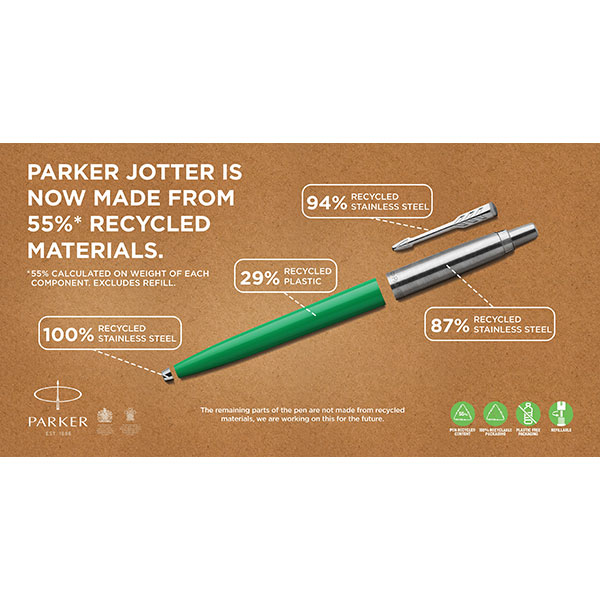 N116 Parker Jotter Recycled Ballpen - Full Colour 