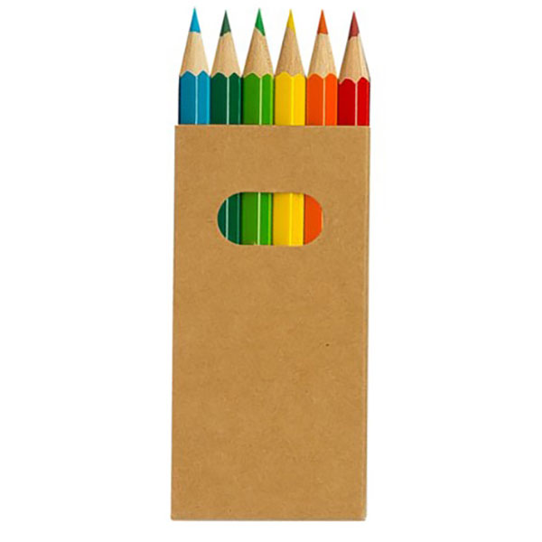 N136 Colourworld Half Length Kids Pencil Boxset - Full Colour