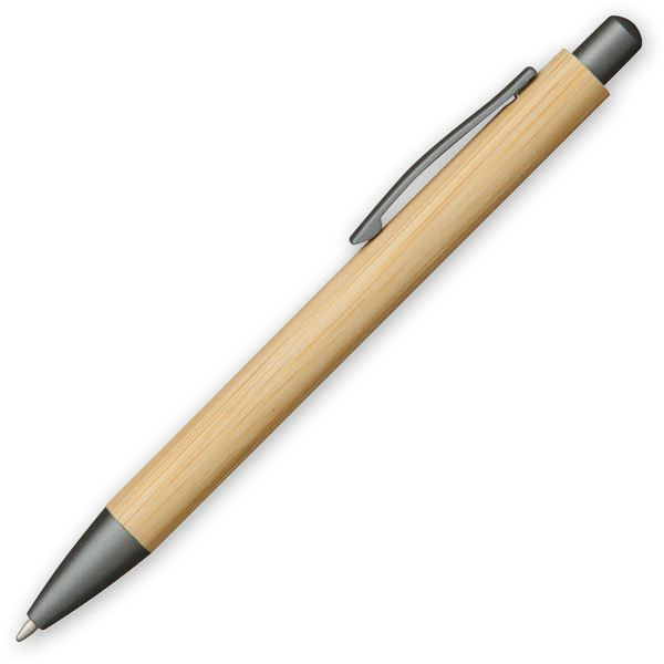 N130 Bamboo Executive Ballpen - Spot Colour