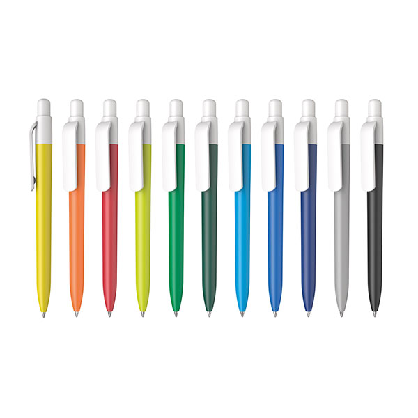 N131 Kind rPET White Clip Ballpen - Full Colour