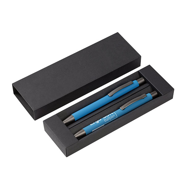 N120 Ergo Soft Feel Ballpen and Mechanical Pencil Set - Spot Colour