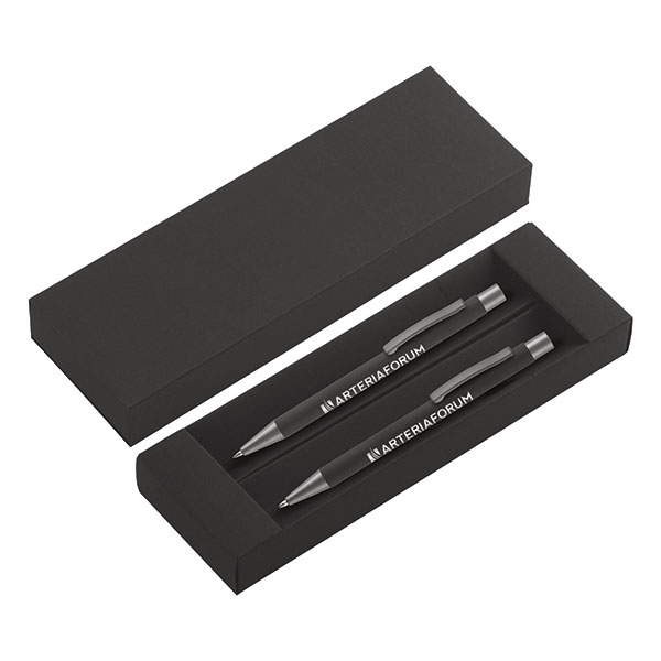 N120 Ergo Soft Feel Ballpen and Mechanical Pencil Set - Engraved