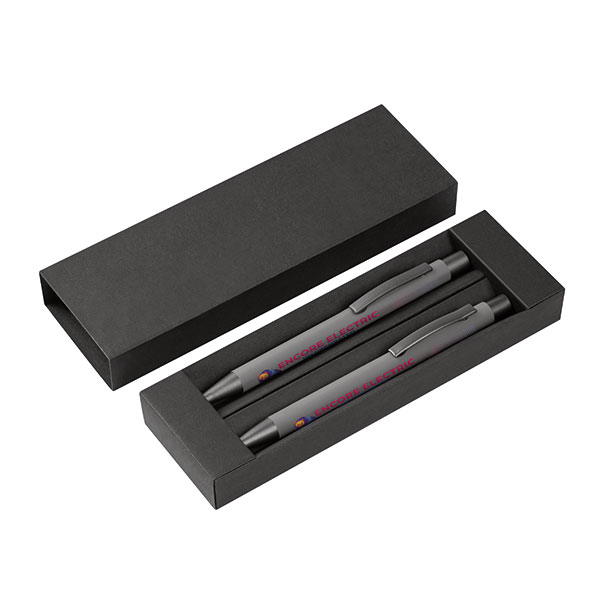 N120 Ergo Soft Feel Ballpen and Mechanical Pencil Set - Full Colour