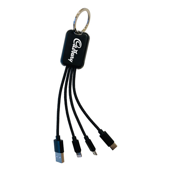 N025 LED Multi Cable With Key Ring 