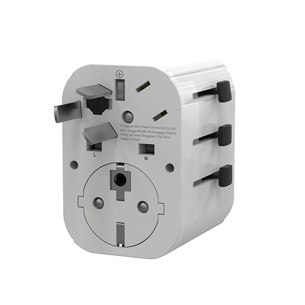 N027 Universal Travel Adaptor - Spot Colour