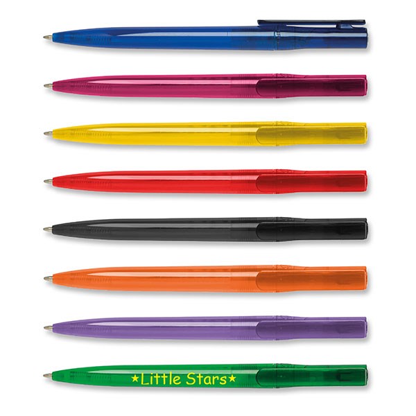 N131 Montreux Transparent Ballpen - Full Colour