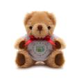 N048 Jointed 13cm Bear Wearing White T-Shirt 