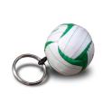 N047 PVC Mini Football Key Ring - Spot Colour